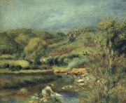 Pierre Renoir The Wasberwoman oil painting artist